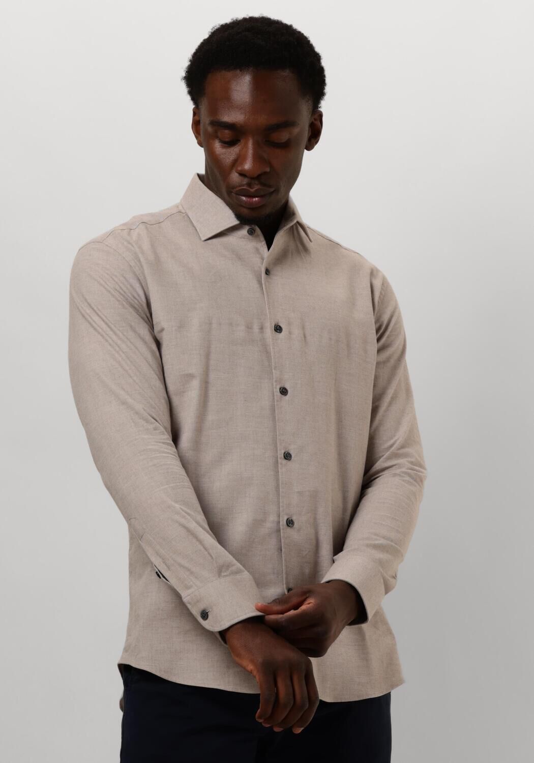 Gentiluomo Zandkleurig Casual Overhemd voor Mannen Brown Heren