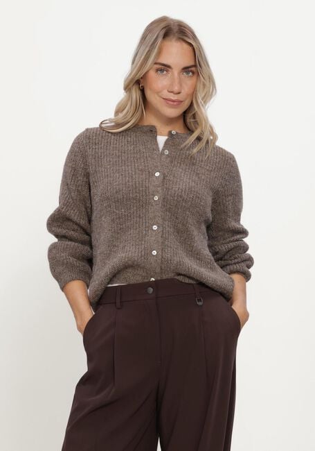 Bruine MODSTR&Ouml;M Vest CRISMD CARDIGAN - large