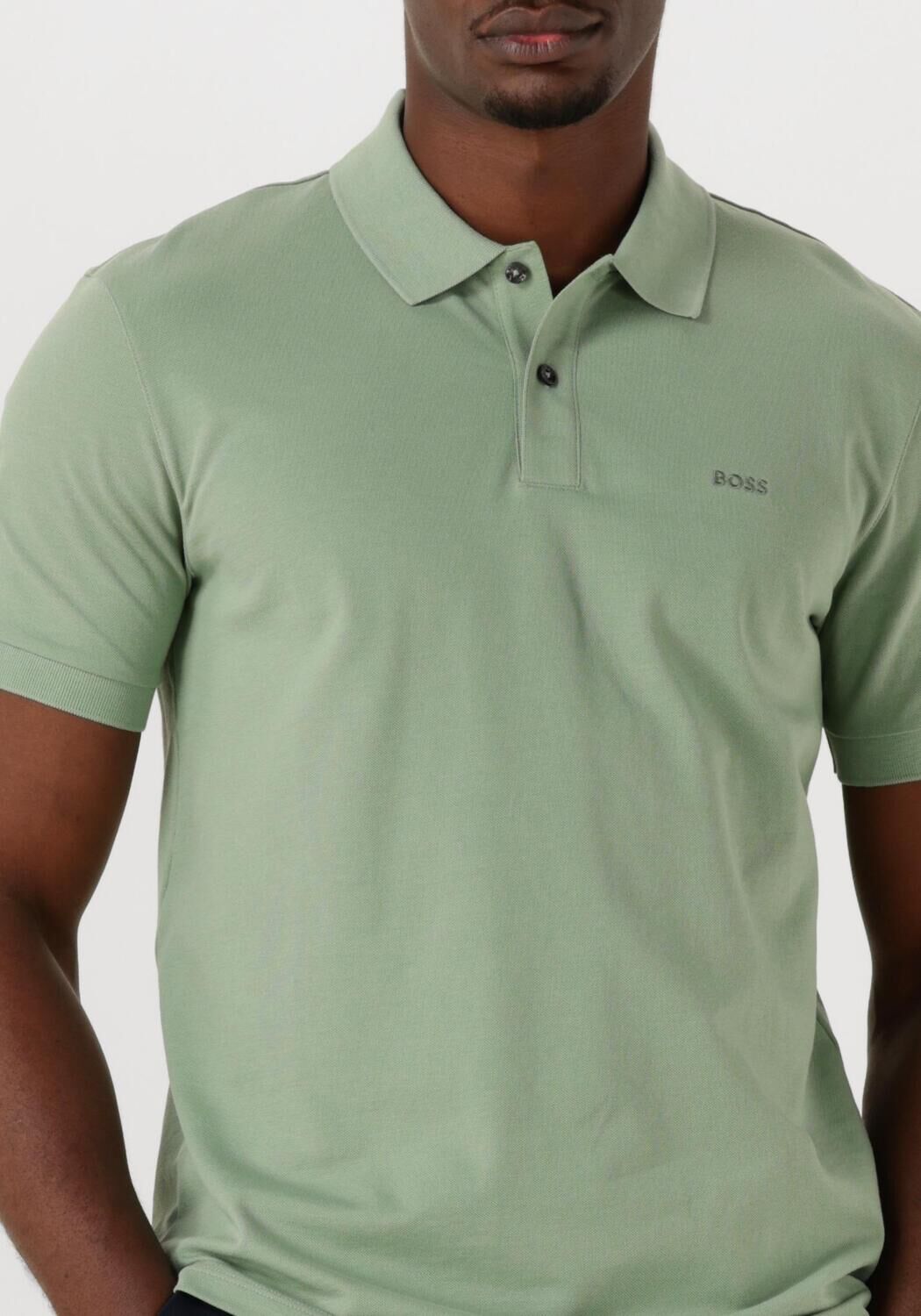 BOSS BLACK Heren Polo's & T-shirts Pallas Groen