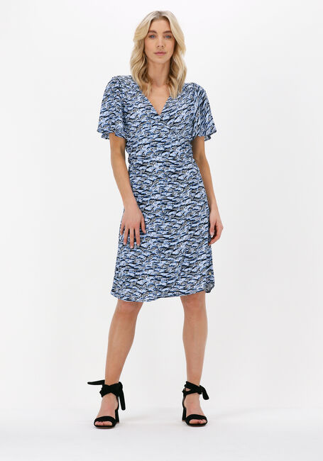 Blauwe FABIENNE CHAPOT Mini jurk ARCHANA BUTTERFLY SHORT DRESS - large