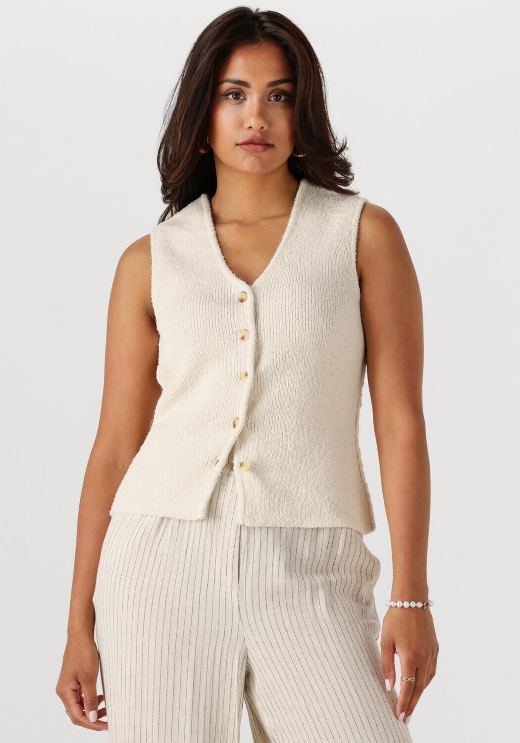 Y.A.S. Dames Truien & Vesten Yasgally Knit Vest Zand