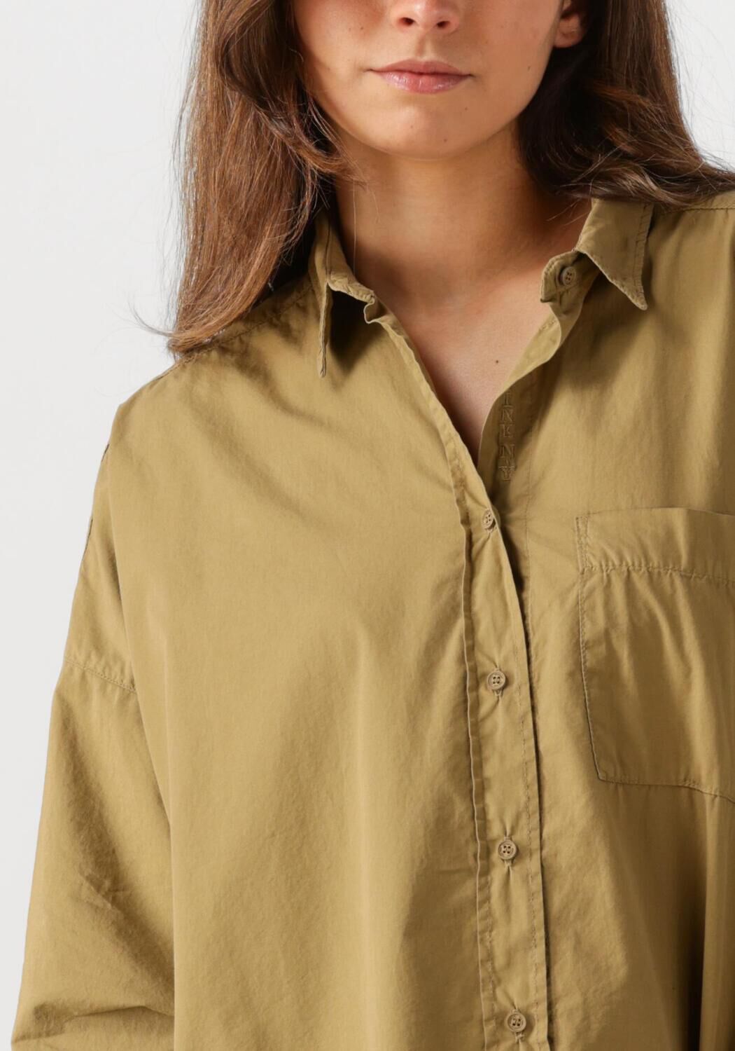 PENN & INK Dames Blouses Blouse Olijf