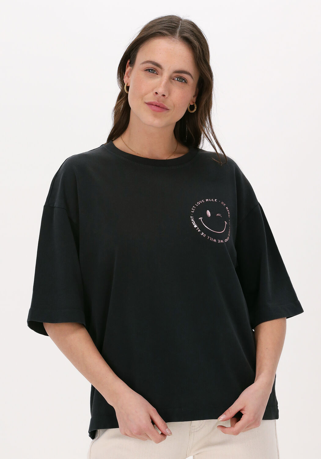 CATWALK JUNKIE Shirt met print khaki-zwart prints met een thema Mode Shirts Shirts met print 