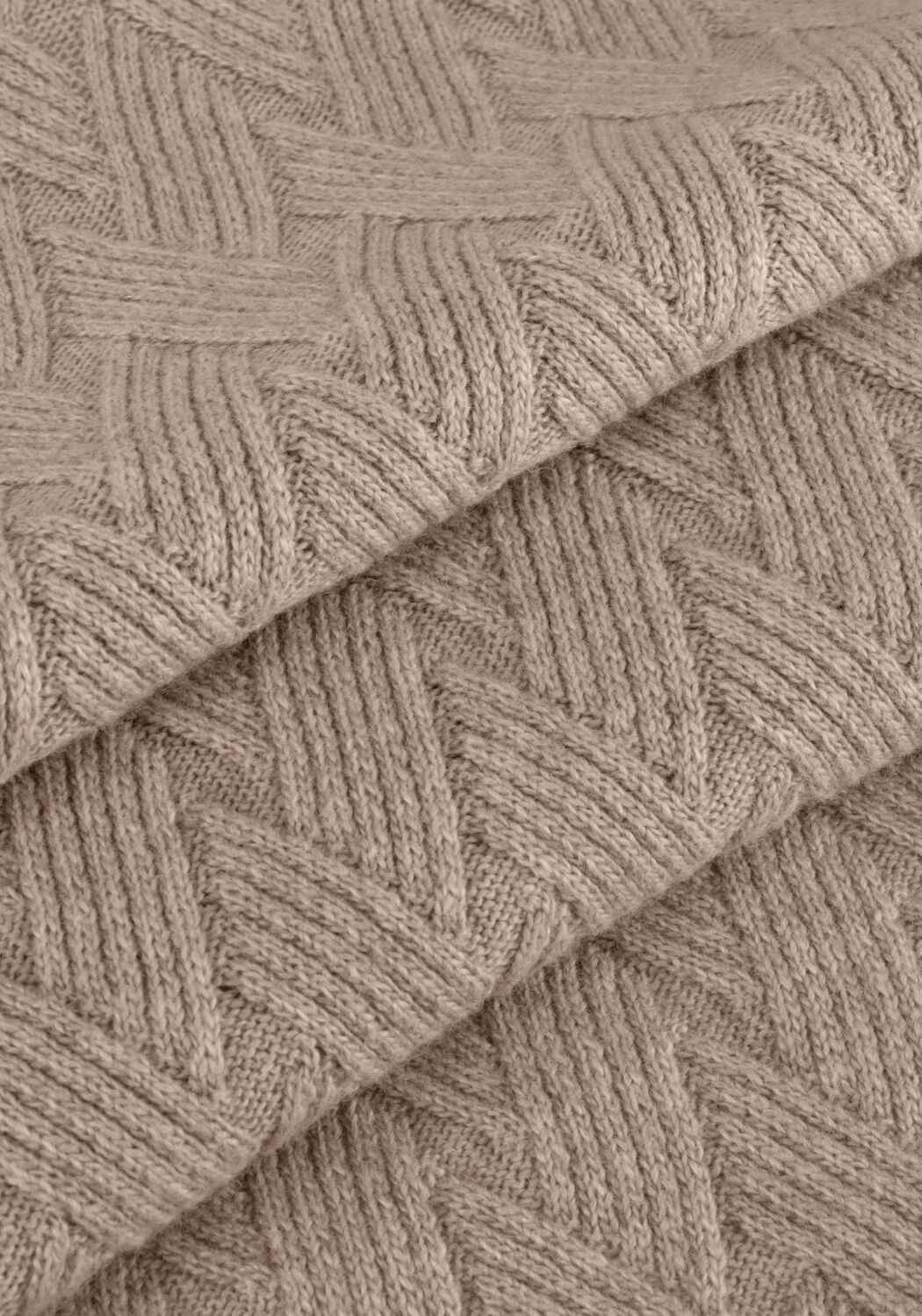 Beige GENTILUOMO Trui ROUND LS - large