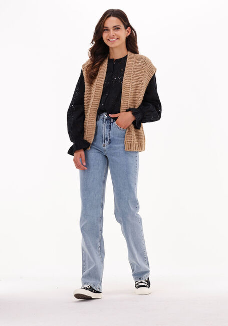 Donkerblauwe BY-BAR Blouses SAMMIE EMBROIDERY BLOUSE - large