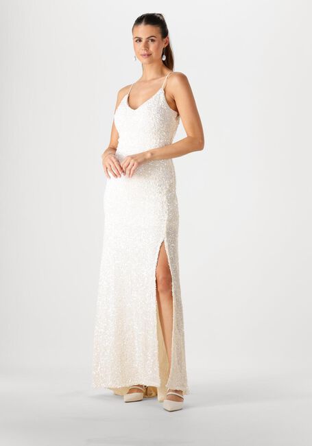 Ecru Y.A.S. Bruidsmode YASMIRA STRAP TRAIN DRESS - CELEB - large