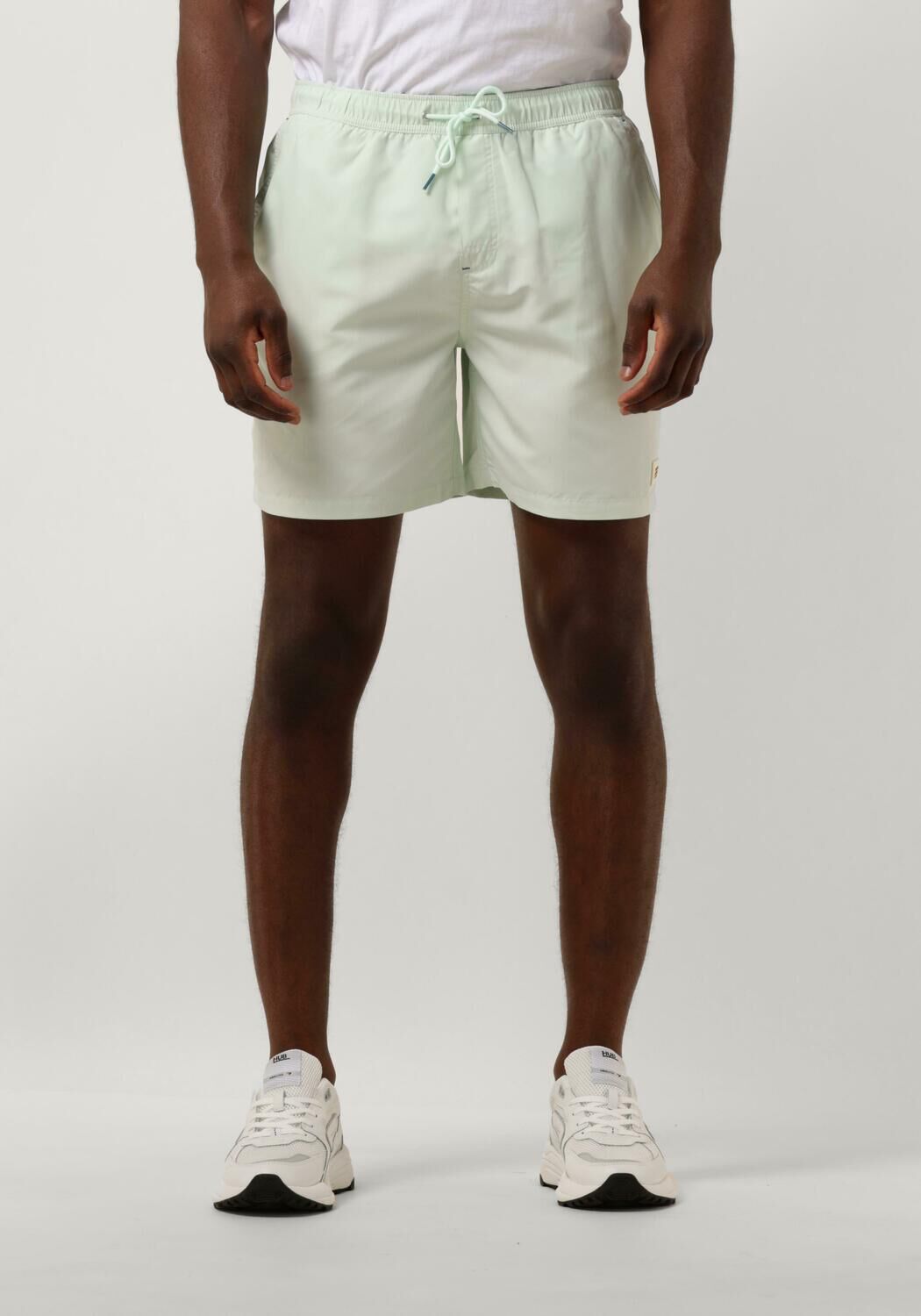 SCOTCH & SODA Heren Zwembroeken Mid Length Swim Short Solid Mint