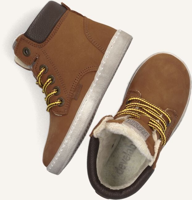 Cognac DEVELAB Hoge sneakers 41855 Cognac DEVELAB Hoge sneakers 41855 - large