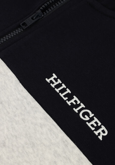 Blauwe TOMMY HILFIGER Sweater CLRBLOCK FLEECE ZIPUP HOODIE Blauwe TOMMY HILFIGER Sweater CLRBLOCK FLEECE ZIPUP HOODIE - large