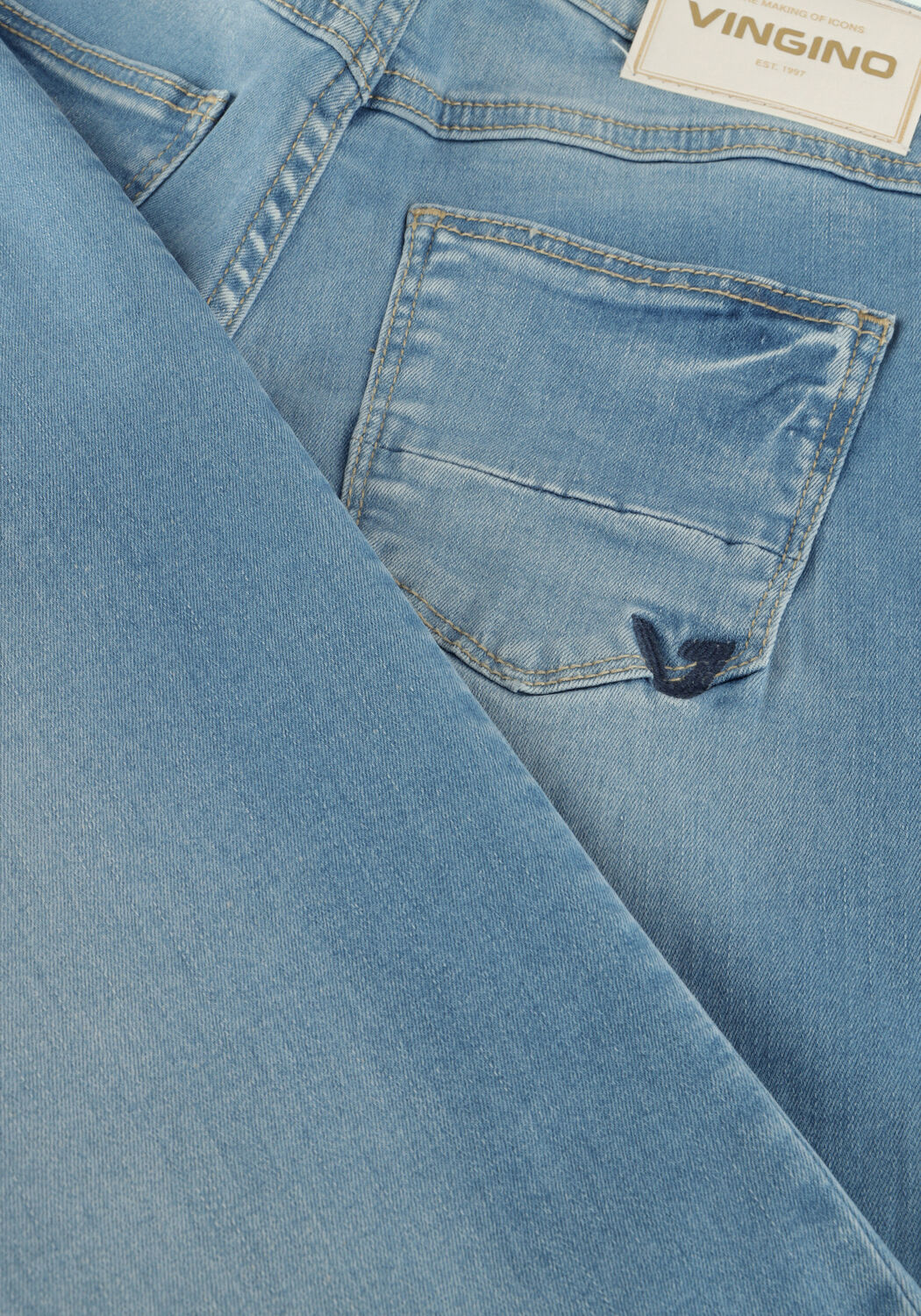 Lichtblauwe VINGINO Wide jeans BELLINI - large