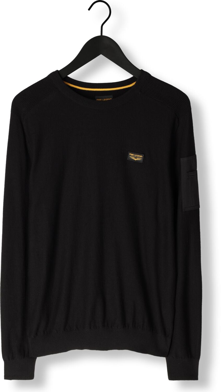 PME Legend Heren Truien & Vesten R-neck American Classic Buckley Knit - Zwart, foto 2