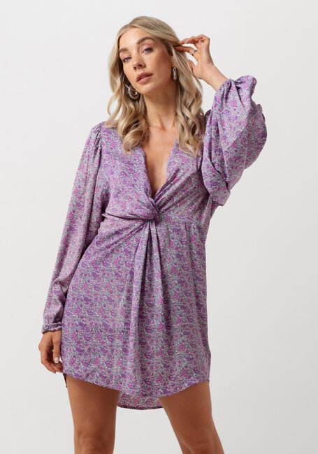 Lila SISSEL EDELBO Mini jurk WENDY SHORT DRESS - large