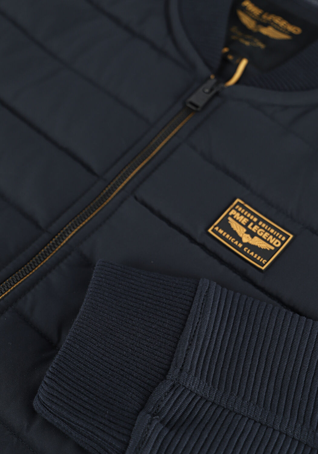 Blauwe PME LEGEND Jack ZIP JACKET OTTOMAN MIXED PADDE - large