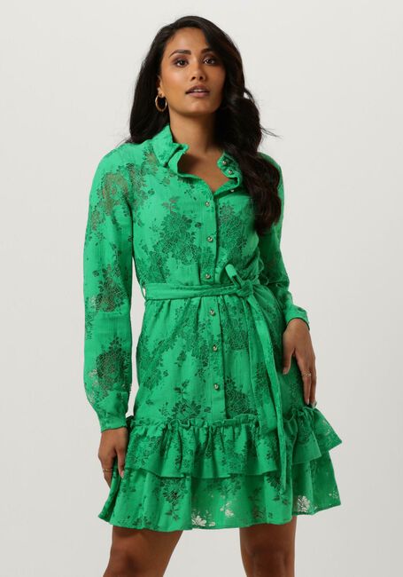 Groene LIU JO Mini jurk ABITO CORTO PIZZO COTONE - large