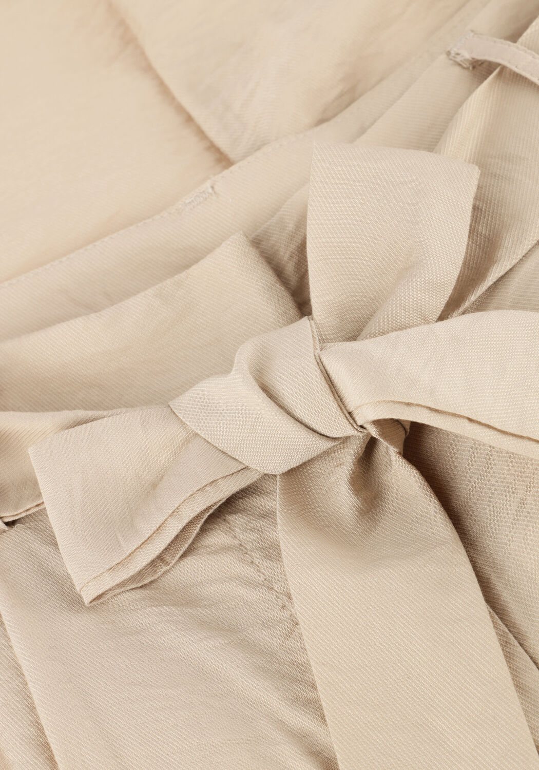 Beige MSCH COPENHAGEN Wijde broek MSCHNYLA AMABELLA HW PANTS - large