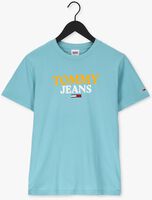 Lichtblauwe TOMMY JEANS T-shirt TJM ENTRY GRAPHIC TEE