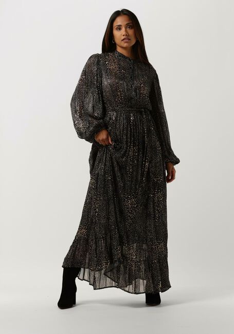 Zwarte NOTRE-V Maxi jurk MAXI DRESS NV-ALIX - large