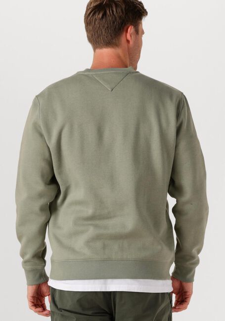 Groene TOMMY JEANS Sweater TJM REG S FLAG CREW EXT - large