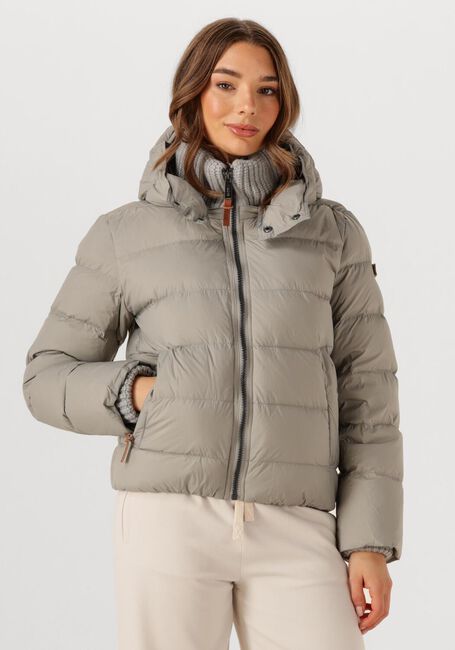 Taupe MOSCOW Gewatteerde jas 12-08 BRANDY - large