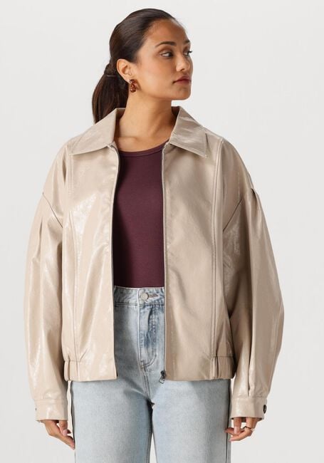 Beige WITHBLACK Jack WBLGILIAN VEGAN JACKET - large