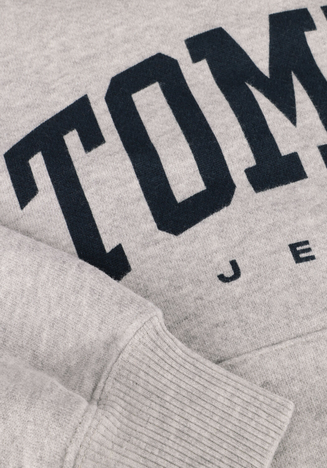 Lichtgrijze TOMMY JEANS Trui TJW VTG VARSITY 1 HOODIE - large