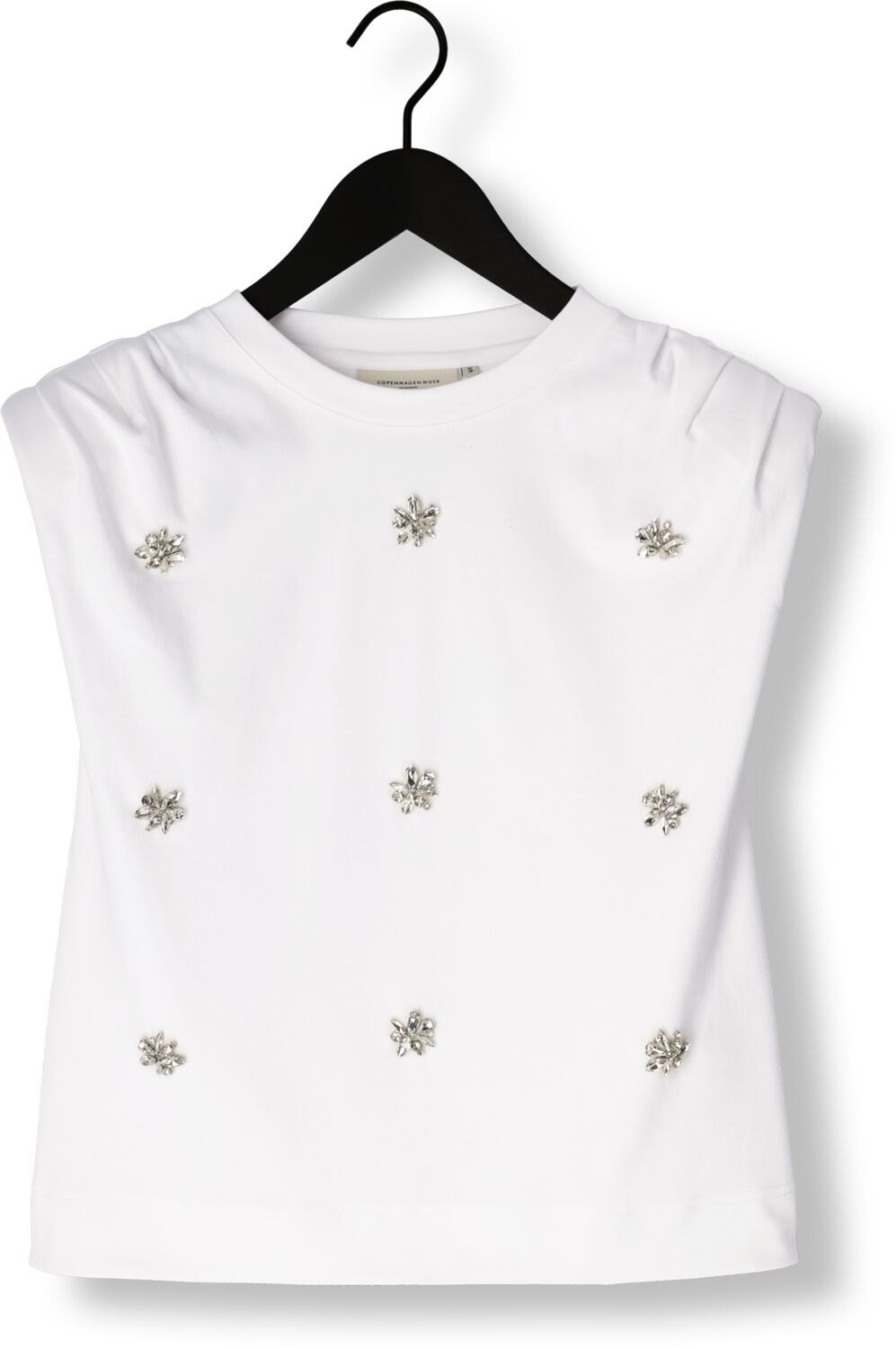 COPENHAGEN MUSE Dames Tops & T-shirts Cm Muse Tee Wit