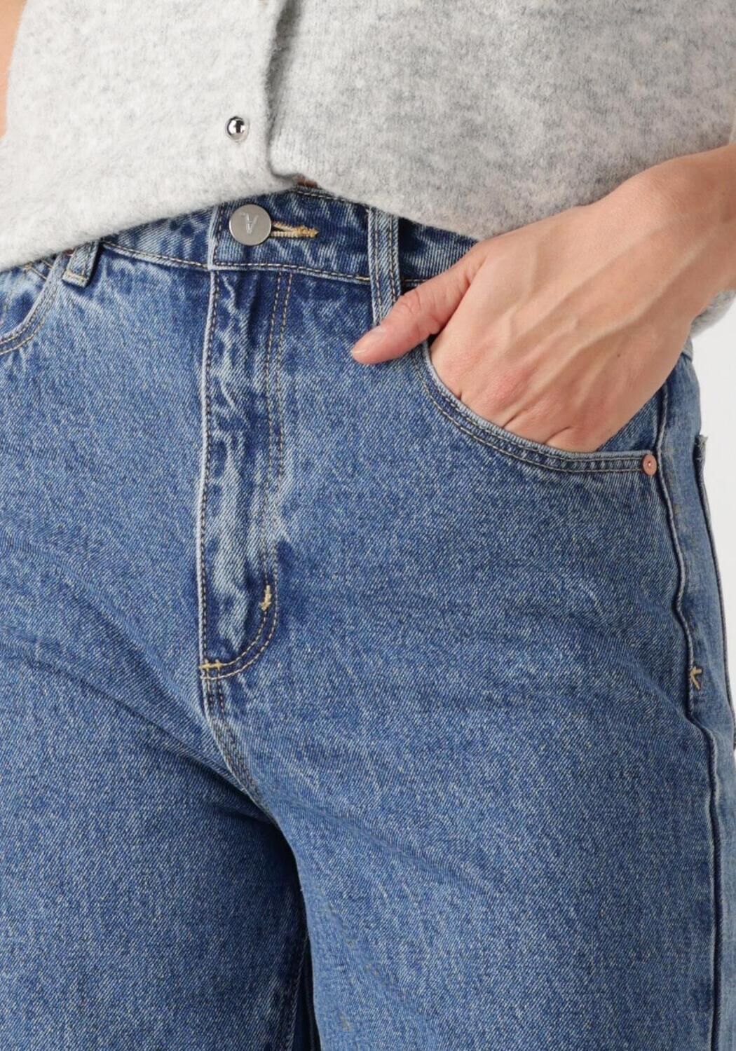 ABRAND JEANS Dames Jeans Super Wide Chantell Blauw