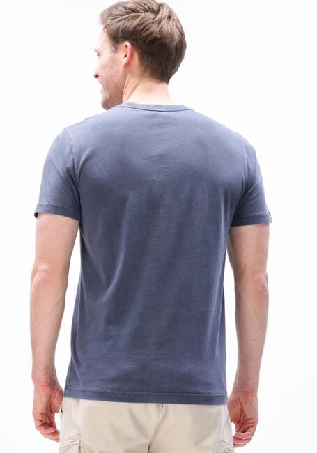 Blauwe PME LEGEND T-shirt ACID WASH + GARMENT DYE - large