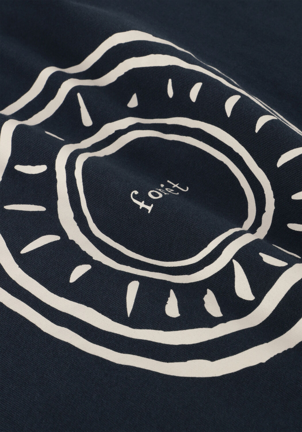 Donkerblauwe FOR&Eacute;T T-shirt NOVA T-SHIRT - large