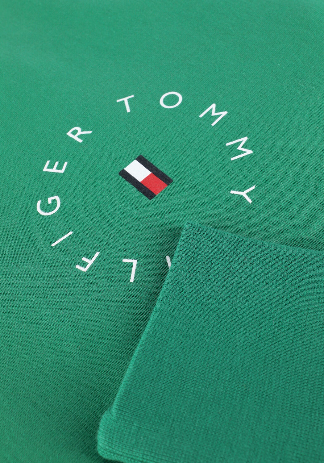 Groene TOMMY HILFIGER Sweater ROUNDALL GRAPHIC HOODIE - large