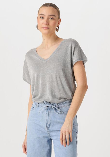 Metallic MINUS Top CARLINA BATSLEEVE KNIT TEE - large