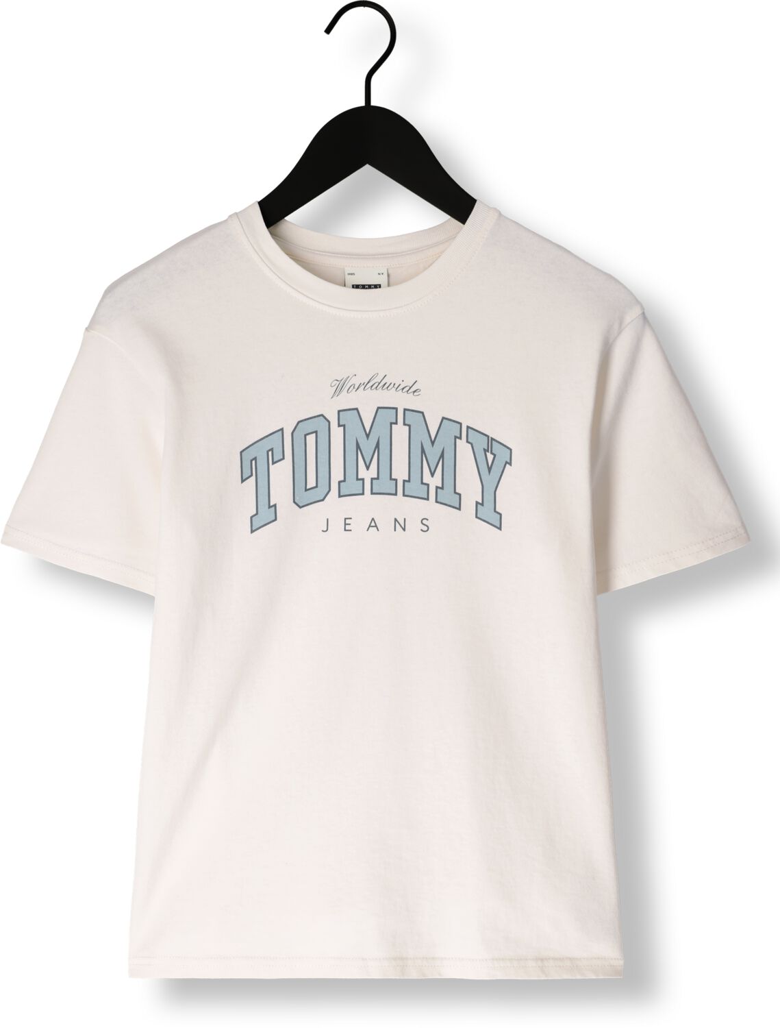 TOMMY JEANS Dames Tops & T-shirts Tjw Rlx Varsity Lux Tee Wit