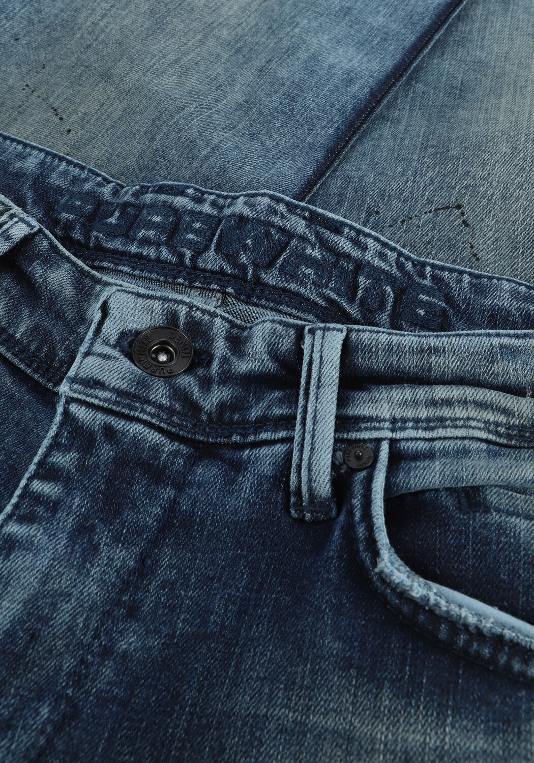 Donkerblauwe PUREWHITE Skinny jeans THE JONE - large