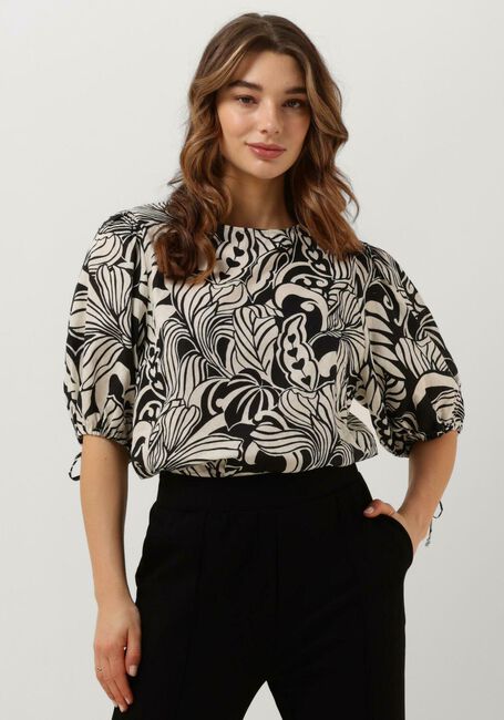 Zwarte JANSEN AMSTERDAM Blouses TRIPOLI - large