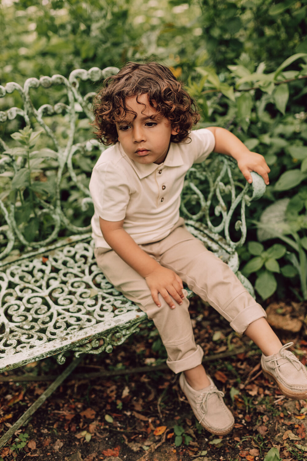 Ecru BAJE STUDIO Polo VASSAL - large