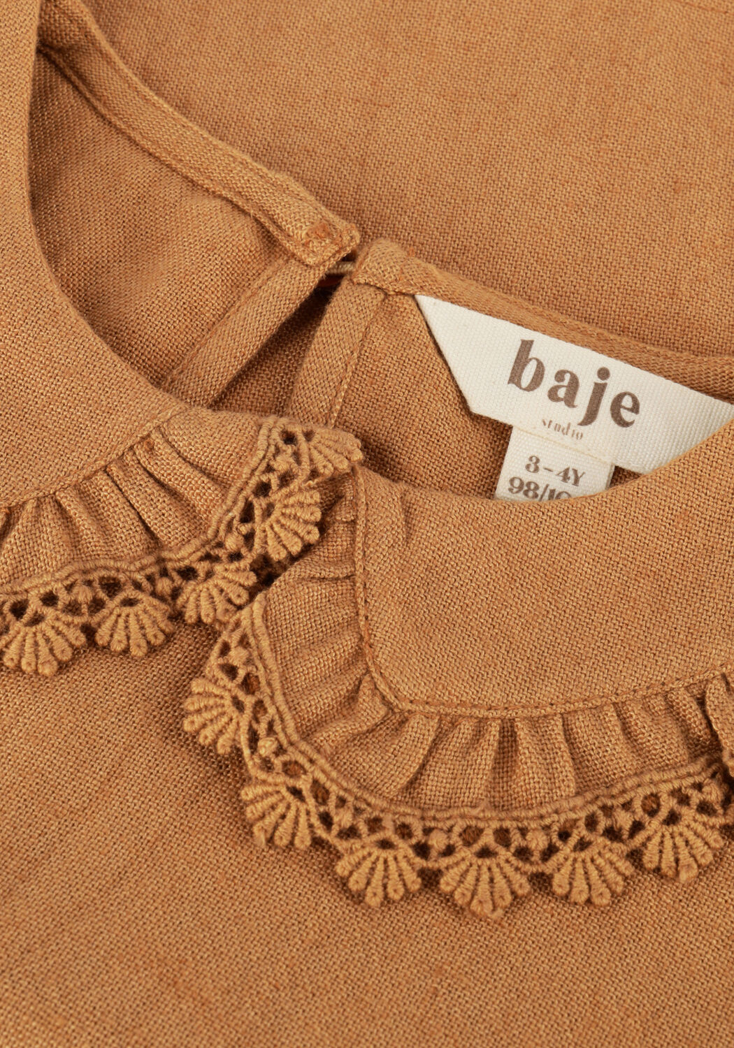 Camel BAJE STUDIO Top SHORTSLEEVE - large