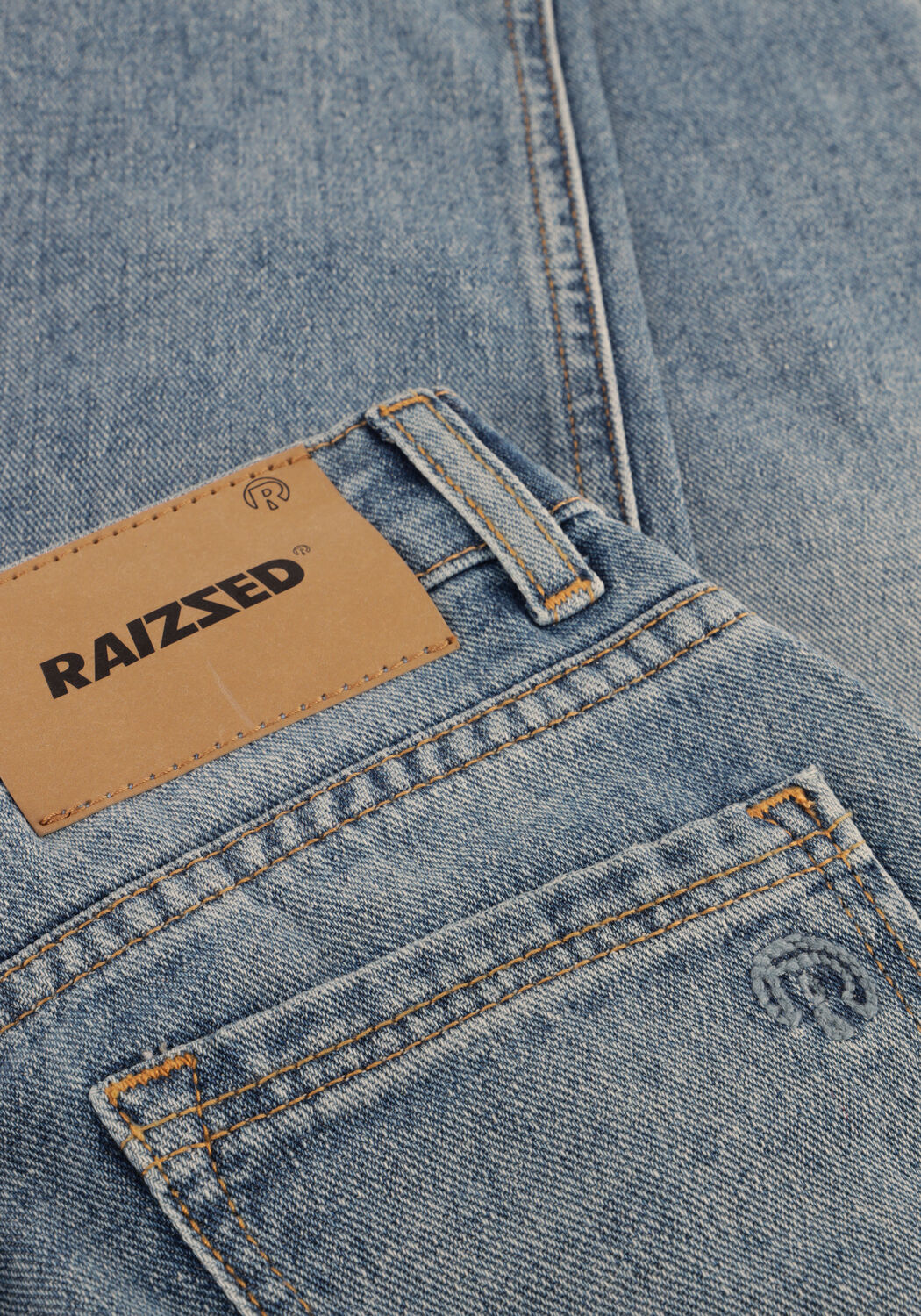 Lichtblauwe RAIZZED Wide jeans HANOI - large