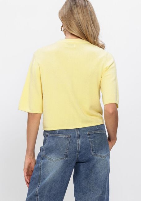 Gele OBJECT Trui OBJTHESS 3/4 SLEEVE CARDIGAN - large