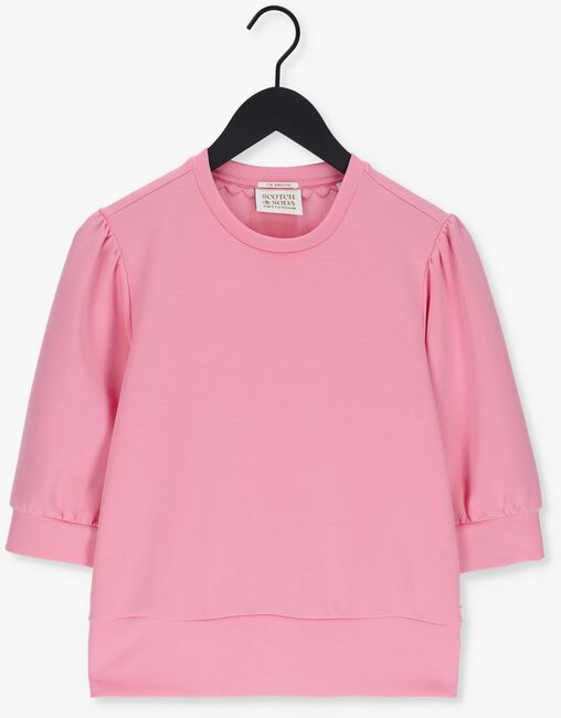 Roze SCOTCH & SODA Sweater VOLUMINOUS SLEEVED CREW-NECK SWEAT - large