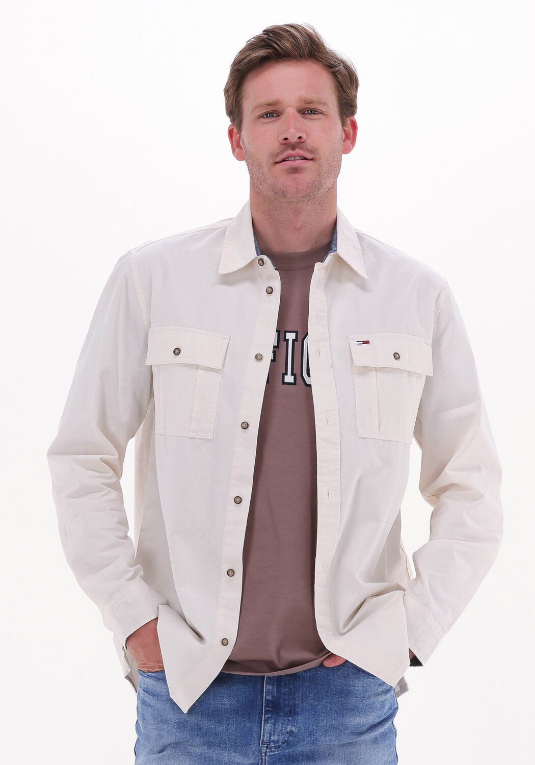 Tommy jeans overshirt deals