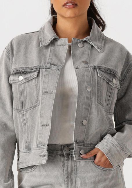 Lichtgrijze WITHBLACK Jack WBLABIGALE DENIM JACKET - large