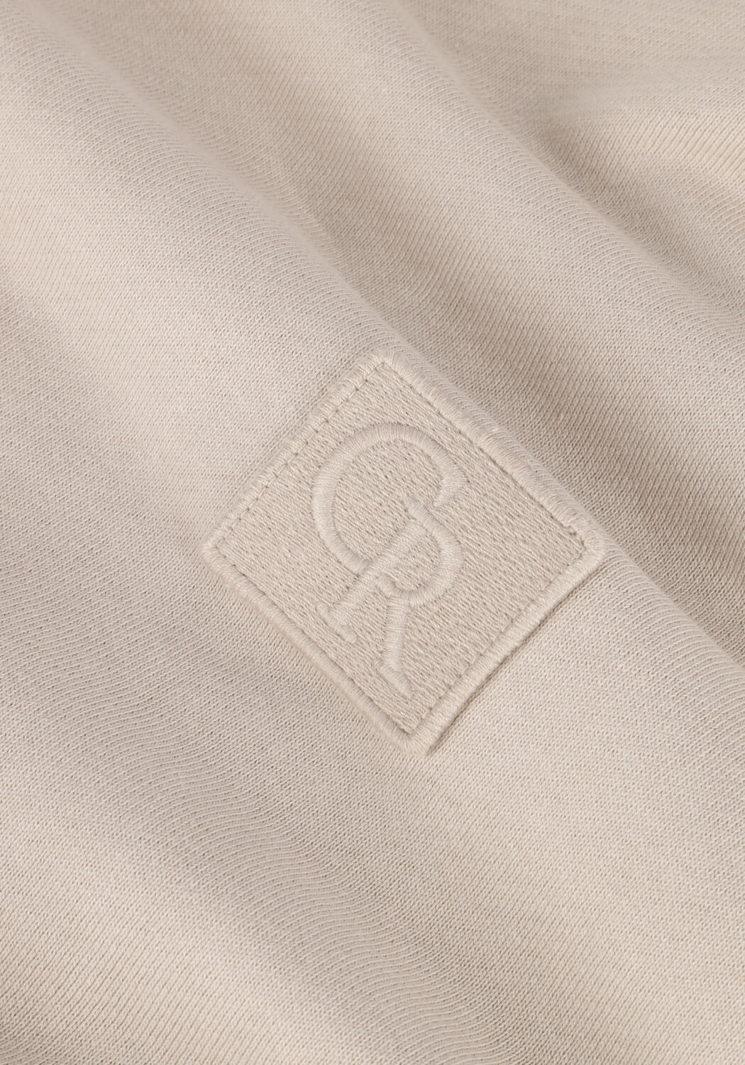 Beige COLOURFUL REBEL Sweater UNI PATCH DROPPED SHOULDER HOODIE - large