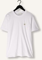 Witte CALVIN KLEIN T-shirt WOVEN LABEL REGULAR TEE Witte CALVIN KLEIN T-shirt WOVEN LABEL REGULAR TEE - medium