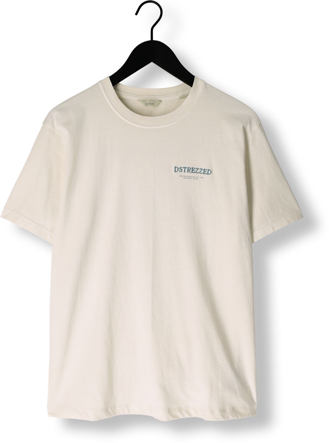 DSTREZZED Heren Polo's & T-shirts Nickolas Graphic Tee Ecru