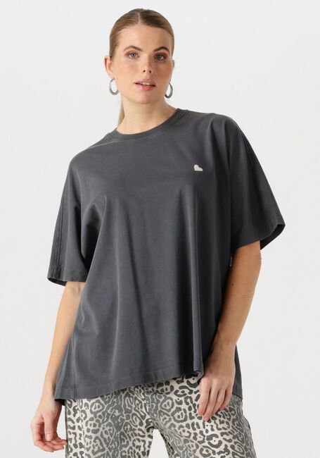 Donkergrijze CATWALK JUNKIE T-shirt OVERSIZED GRAPHIC TSHIRT - large