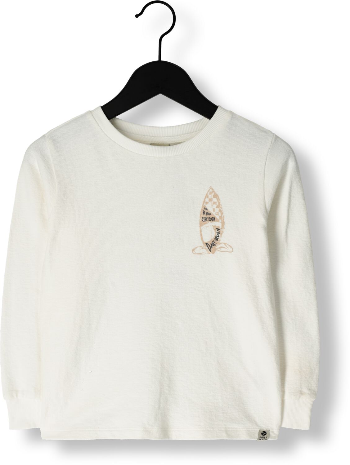 DAILY7 Jongens Truien & Vesten T-shirt Ls Print Wit