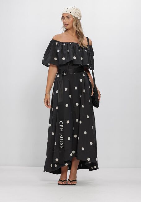 Zwarte COPENHAGEN MUSE Maxi jurk CMFIE-DRESS - large