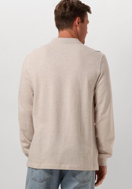 Beige FRED PERRY Polo LONG SLEEVE PLAIN FRED PERRY SHIRT - large
