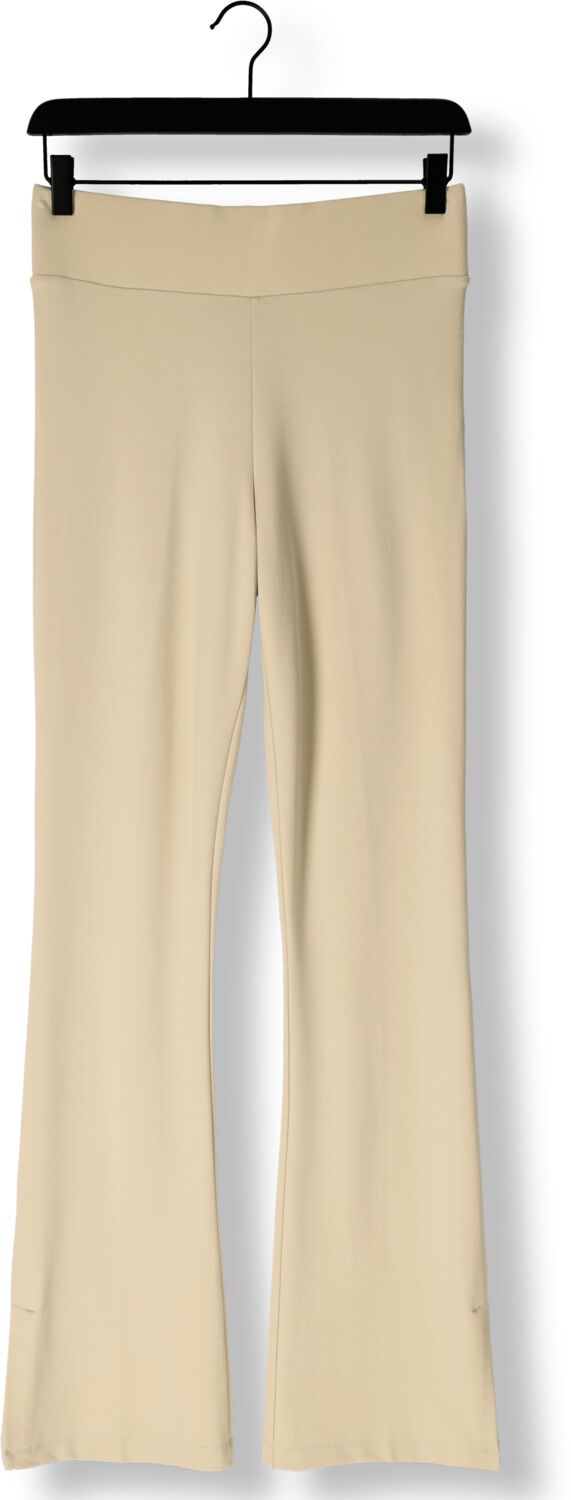 JANSEN AMSTERDAM Dames Broeken Hv407 Flaired Legging Beige