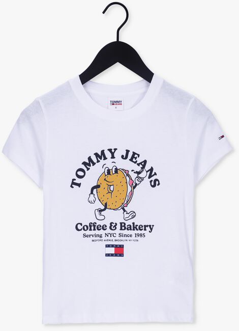 TOMMY Gebroken | SS TOMMY wit TJW BABY Omoda JEANS T-shirt BAGELS